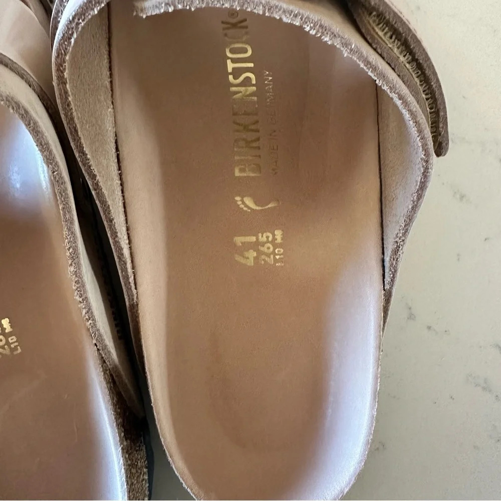 Birkenstock Uji Nubuck Leather New With Tags Size: 41/ 10 US - Picture 5 of 6